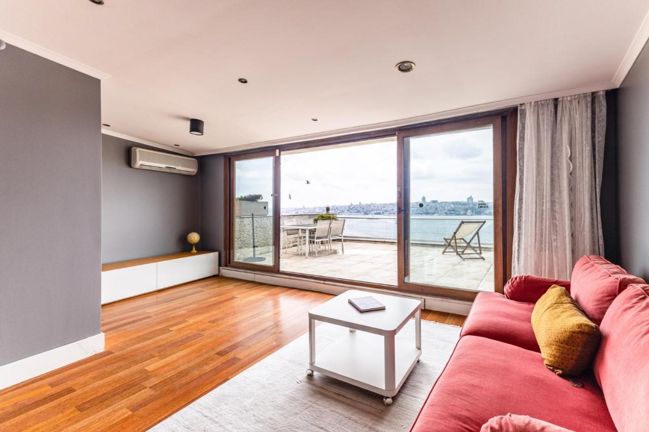 Duplex Flat W Panoramic Bosphorus View And Terrace Apartment Istanbul Exterior photo
